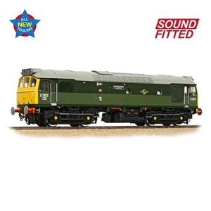 (image for) 32-334SF Class 25/3 D7672 'Tamworth Castle' BR Green SOUND